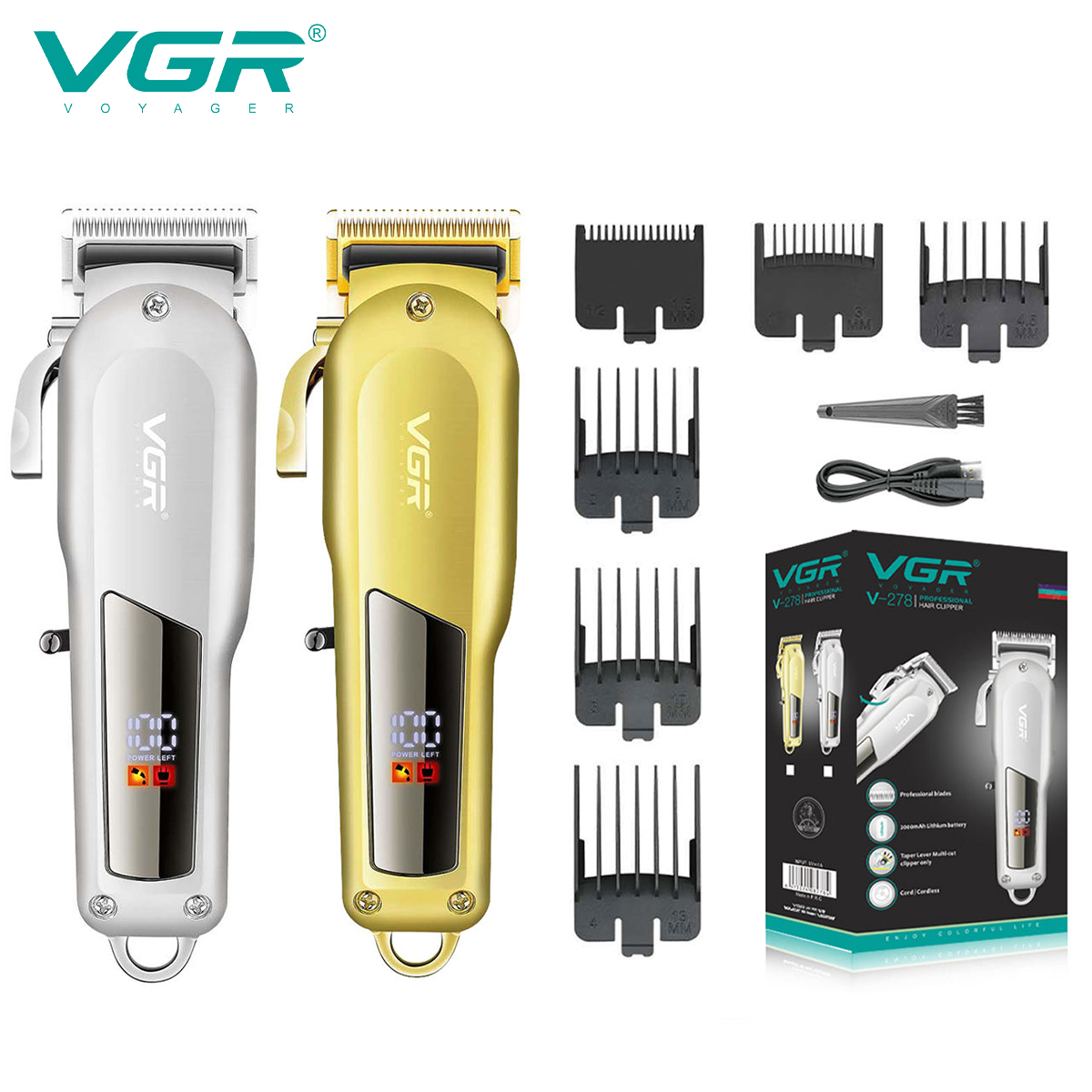 Gold 6248R - Vgr máquina de cortar cabelo aparador