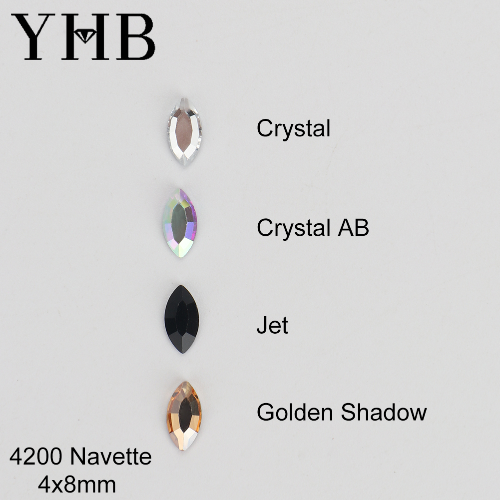 Cristais de Glitter YHB, Stras - Platinum 8280 avaliação e preço
